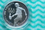 USA 1 dolar 1996 Atlanta - Tennis Proof Dollar