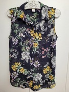 Granatowa bluzka flower 36/38