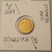 1 gr 2007 r. DESTRUKT... Skrętka, z woreczka. P26 