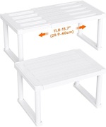 Lifewit Organizer Półkowy do Szafki – Rozsuwany, 2 szt.