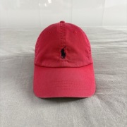 Czapka z daszkiem cap Polo Ralph Lauren czerwona y2k kaszkiet haft letnia