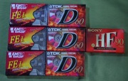 ZESTAW 7 NOWYCH KASET SONY TDK BASF / EMTEC