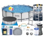 Basen stelażowy okrągły 457 x 107 cm Bestway 56488