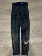 Błyszczące legginsy Nike dri-fit XS