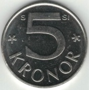 Szwecja 5 koron kronor 2009 - 28,5 mm - nr 4