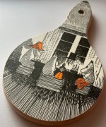 Deska podkładka Muminki Mamusia Tatuś Muminka 