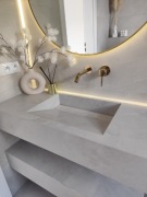 Umywalka z płytek, gresu na wymiar