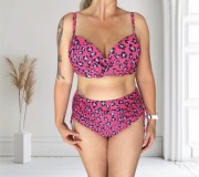 Bikini strój kąpielowy High Waist różowa pantera rozmiar 3XL