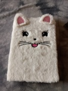 notes pluszowy kotek myszka 