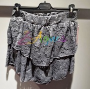 SPÓDNICO-SPODENKI SZARE koronka