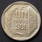 Peru 1 sol 1994 - stan 1/2