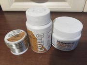 Komplet do lutowania miękkiego (2 pasty + lut)