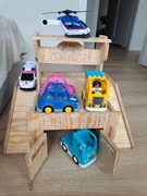 Drewniany parking dla dzieci MY MINI GARAŻ  dla dużych aut