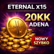 ETERNAL x15 ADENA 20KK – Lineage 2 L2 Reborn Eternal x15 | NOWY SEZON BONUS
