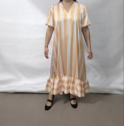 Nowa sukienka Blume Studio maxi w paski EU 40 UK 12 letnia luźna