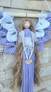 Aniolek wiszący prezent  handmade  36cm