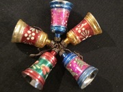 Bombki prl dzwonki  retro ozdoby choinkowe vintage 