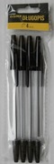 Długopisy 4 szt. - Czarny