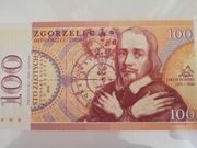 100 złotych 2018 Zgorzelec BON BANKNOT UNC Gabris