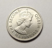 Malaje i Brytyjskie Bornego 5 cents 1961 PIĘKNA!