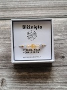 Bransoletka na jedwabnej nici dla Bliźniąt