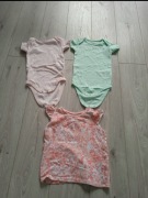 Body krótki rękaw r.80