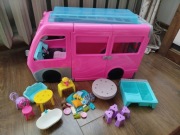 Barbie kamper marzeń + mega zestaw lalek + gratis 