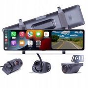 KAMERA SAMOCHODOWA ANDROID iOS 2,5K 12 cali W LUSTERKU KAMERA COFANIA APP