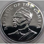 Srebrna moneta Gambia  10 Dalasis