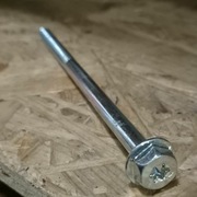 Wkręt do drewna 8x160 na klucz i torx łeb podkładkowy