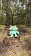 Stworek na szydełku, maskotka handmade, amigurumi