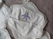 Serwetki bawełniane haft lawenda 30cm