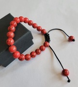 Bransoletka czerwono czarna