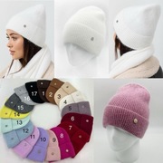 Czapka Eva z miękkiej angory