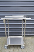 Wózek do wyciągania blach GN gastronomiczny / wózek pod piec