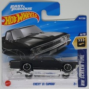 Hot Wheels Chevy El Camino Fast and Furious Szybcy i Wściekli