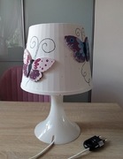 Lampka nocna dla dziewczynki motylki motyl