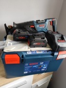 Piła szablasta Bosch GSA 18V-28  BITURBO  (2x 5,5Ah ProCore ) L-Boxx 238