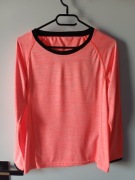 H&M, Pomarańczowa koszulka sportowa z wycięciem na plecach, rozmiar M