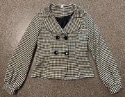 Elegancki damski żakiet w pepitkę rozmiar 40 !
