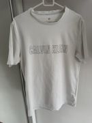 Koszulka Tshirt bluzka z krótkim rekawem gładka Calvin Klein