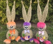 Zając Wielkanocny ozdoba duży 70 cm