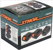 STHOR 20V AKUMULATORY 2AH + 4AH + ŁADOWARKA, Zestaw Startowy, OKAZJA !!!