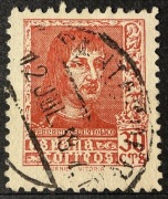 Hiszpania, portret Ferdynanda II Aragońskiego, 30 centimos.