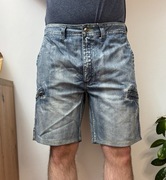 Spodenki jeansowe baggy jeans shorts cargo bojówki szerokie Jacks Casual XL