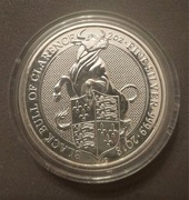 5 GBP "Bestie Królowej"  Srebro