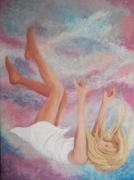 Obraz Autorski Upadek 54x73