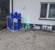 Ozdoba świąteczna zewnetrzna led prezent