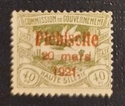 GÓRNY ŚLĄSK: 1921r. Mi 35 **. (gwarancja).