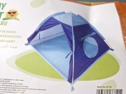 Namiot Dla Dzieci Niebieski 112x112x94 Zewnętrzny Wewnętrzny